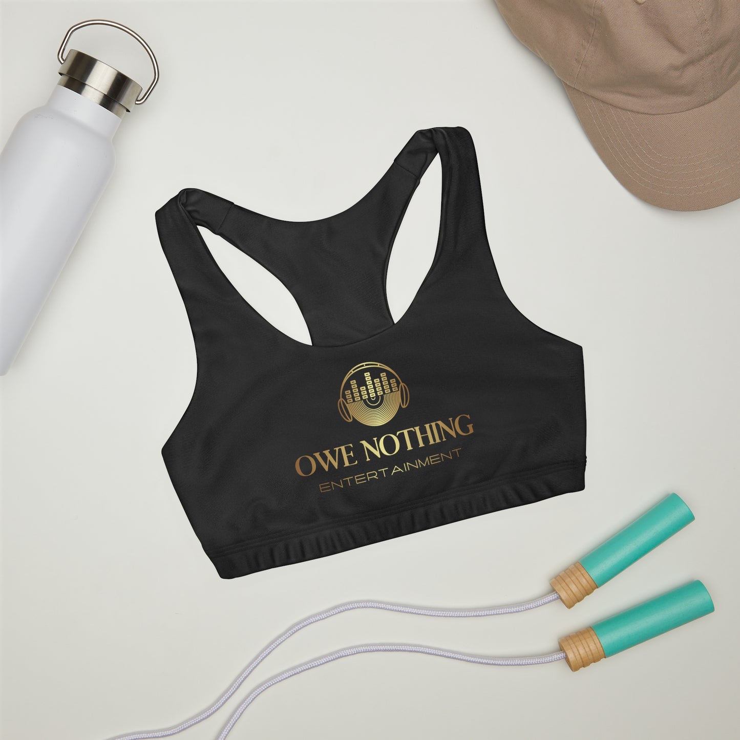 Owe Nothing Entertainment Sports Bra