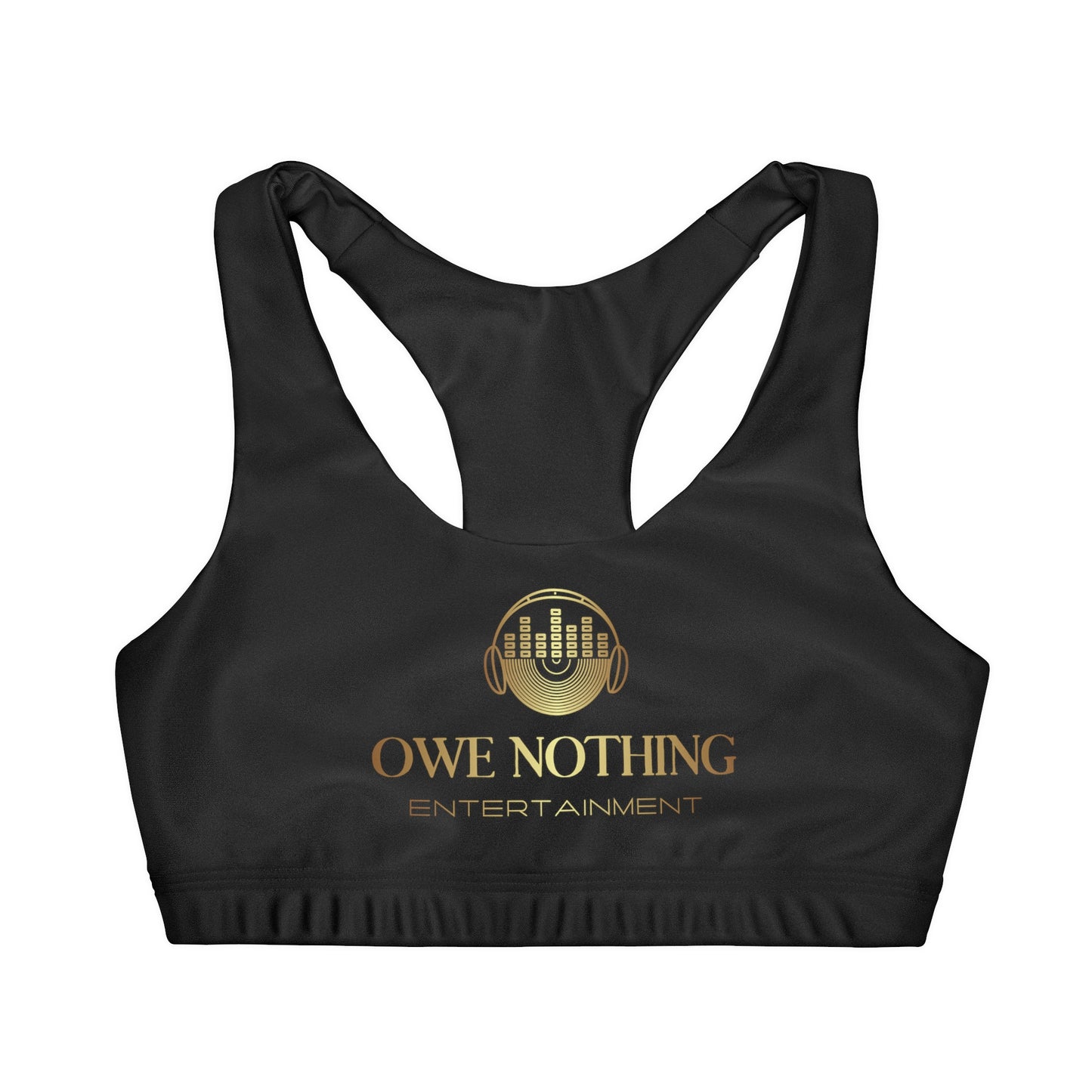 Owe Nothing Entertainment Sports Bra