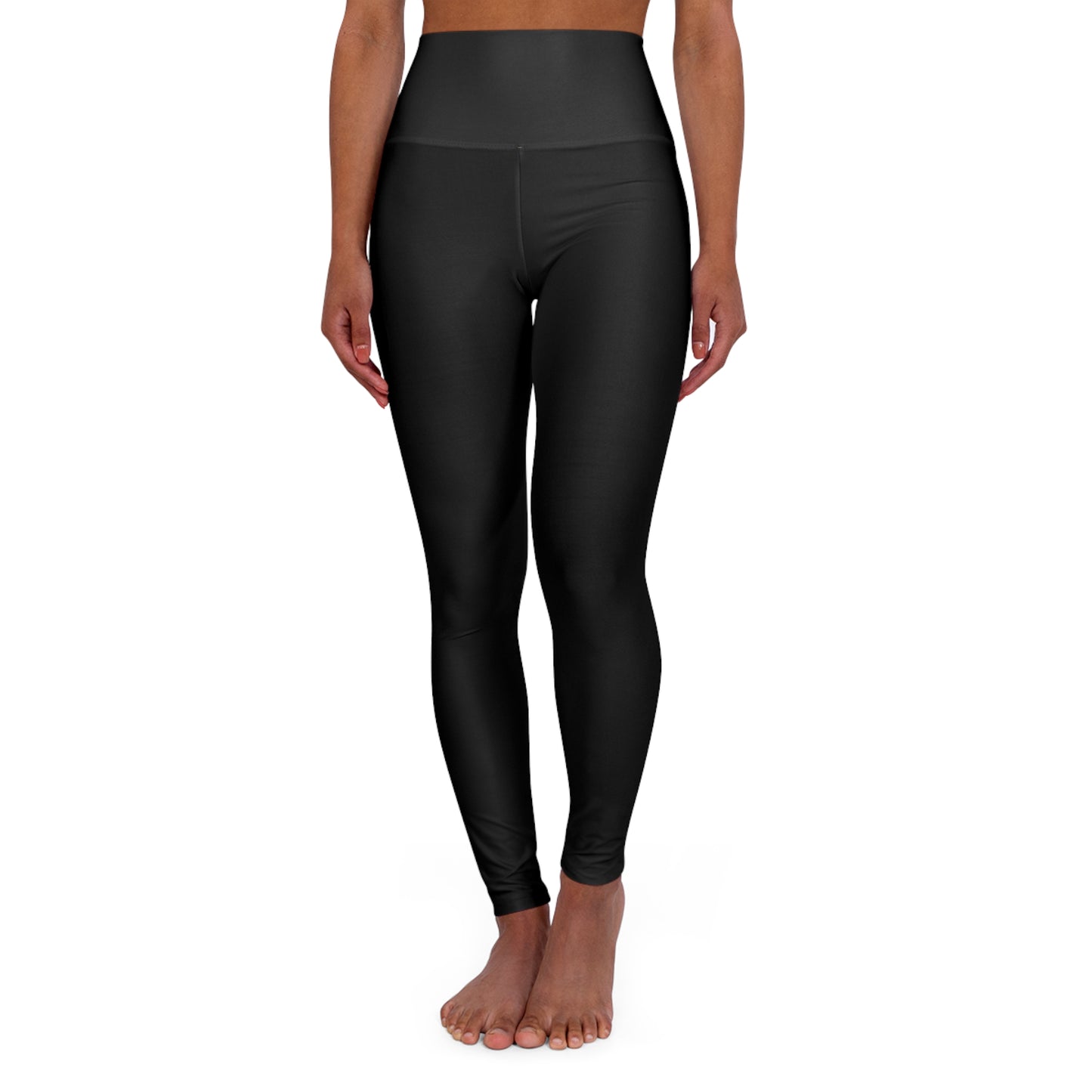 High Waisted Owe Nothing Entertainment Yoga Leggings (AOP)